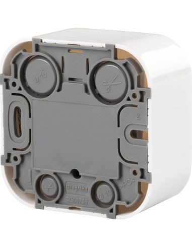 Trasera de Toma de Red Legrand Forix RJ45 Cat 5E UTP – IP21 – Montaje en Superficie – Blanca 782424