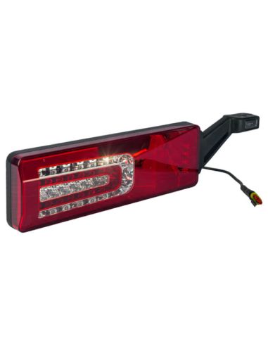 Piloto Trasero LED Glowing Chereau con Cuerno – Derecho/Izquierdo – 24V – AMP 7 Pines – IP69K – OE Original FA326044RB