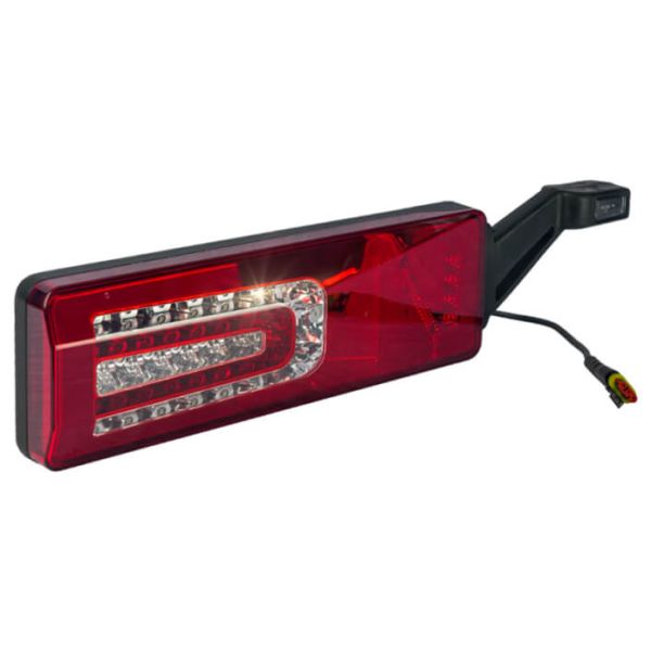 Piloto Trasero LED Glowing Chereau con Cuerno – Derecho/Izquierdo – 24V – AMP 7 Pines – IP69K – OE Original FA326044RB