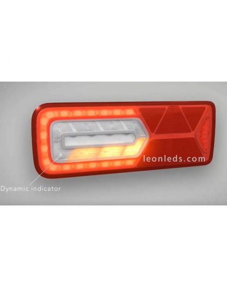 Piloto trasero LED LC12 Original con triangulo | LeonLeds Ilumianción
