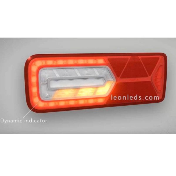 Piloto trasero LED LC12 Original con triangulo | LeonLeds Ilumianción