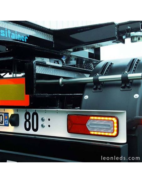 Piloto trasero LED LC12 Original con triangulo | LeonLeds Ilumianción