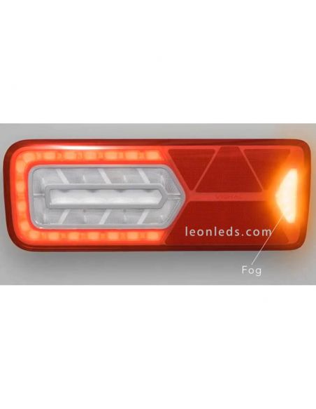 Piloto trasero LED LC12 Original con triangulo | LeonLeds Ilumianción