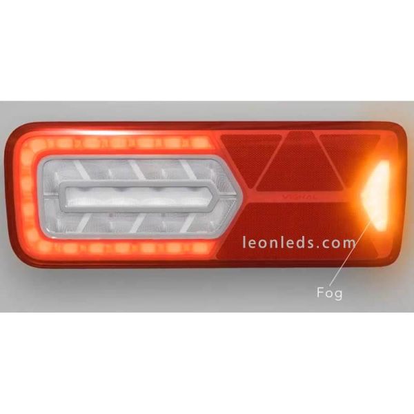 Piloto trasero LED LC12 Original con triangulo | LeonLeds Ilumianción