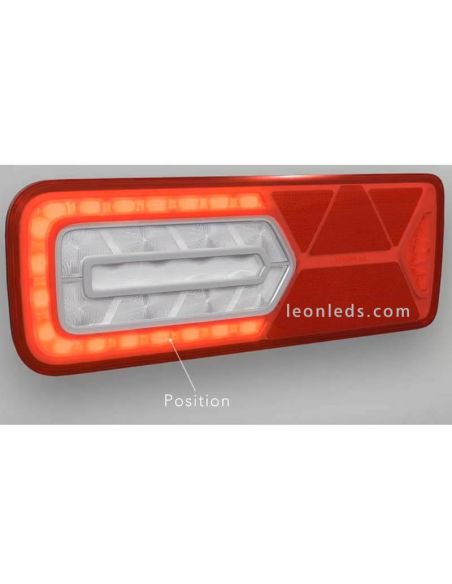 Piloto trasero LED LC12 Original con triangulo | LeonLeds Ilumianción
