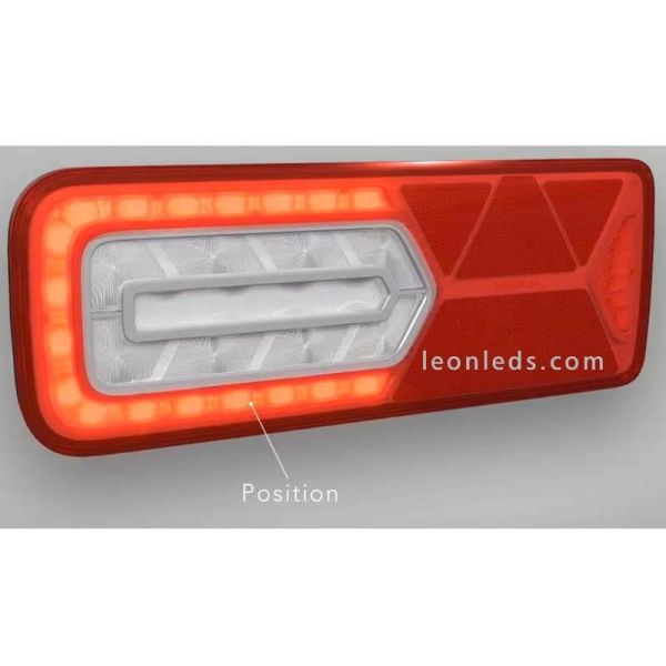 Piloto trasero LED LC12 Original con triangulo | LeonLeds Ilumianción