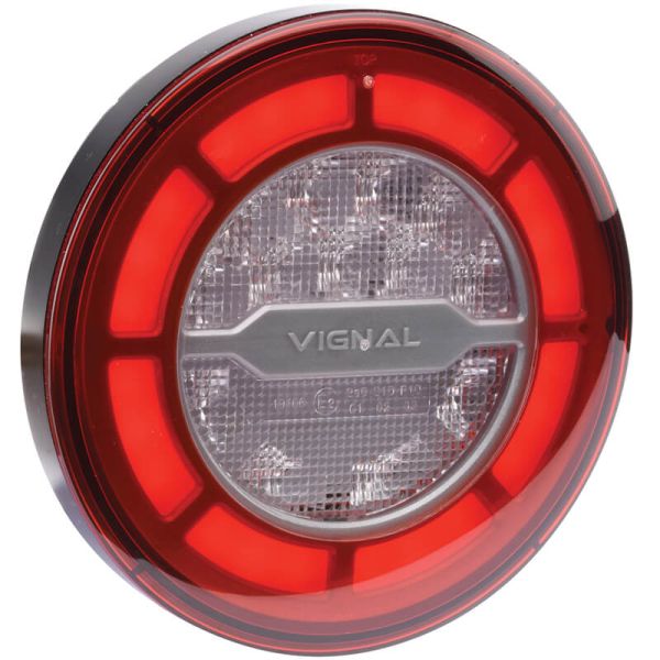Piloto Trasero LED Vignal LCR19 con Conectores Adicionales y Resistencia – 24V – IP69K – OEM Schmitz y Ferruz 213010