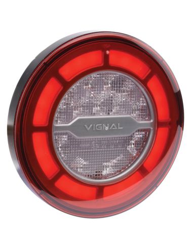 Piloto Trasero LED Vignal LCR19 – 24V – Freno, Intermitente y Posición Glowing – IP69K – OEM Schmitz, Ferruz y Leciñena 213090