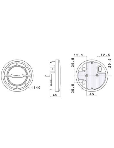 LED-Rücklicht Vignal LCR19 – 24V –...