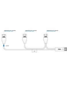 Arnés Vignal FCA para 3 Pilotos LCR19 – Conector 7 Pines AMP + 3 Salidas MCP 4 Pines – Compatible Schmitz