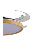 Ventilador LED aspas plegables PANAM L, 80W 8000Lm CCT Ø60cm