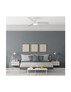 Ventilador LED de techo BENDA, 3 aspas blanco, 28W 2800Lm CCT Dim, Ø101cm 2
