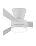 Ventilador LED de techo BENDA, 3 aspas blanco, 28W 2800Lm CCT Dim, Ø101cm
