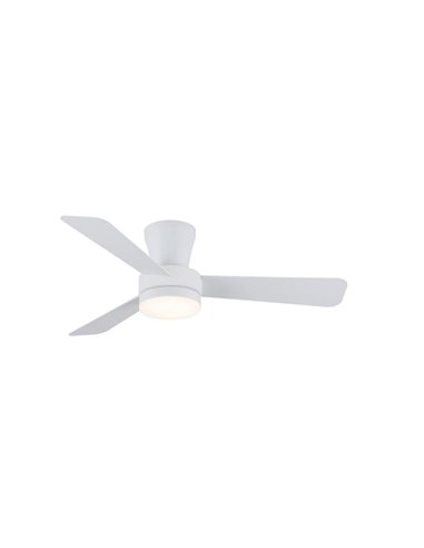 Ventilador LED de techo BENDA, 3 aspas blanco, 28W 2800Lm CCT Dim, Ø101cm