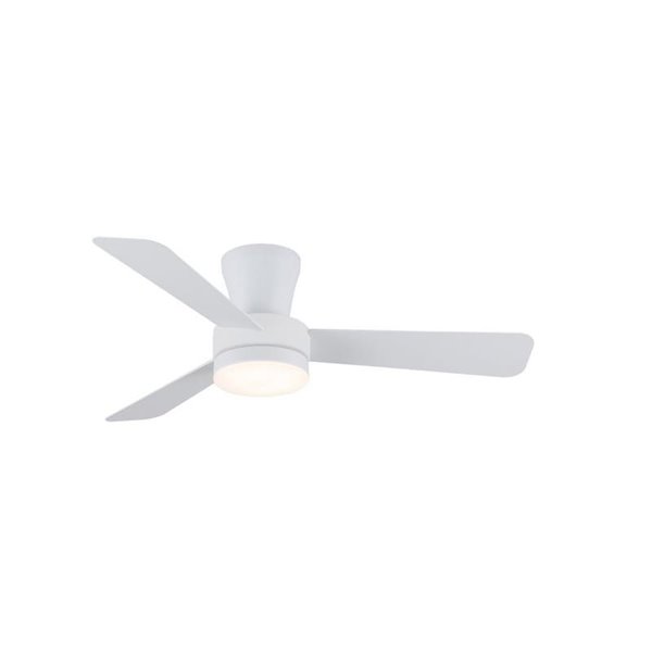 Ventilador LED de techo BENDA, 3 aspas blanco, 28W 2800Lm CCT Dim, Ø101cm