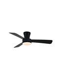 Ventilador LED de techo BENDA, 3 aspas negro, 28W 2800Lm CCT Dim, Ø101cm