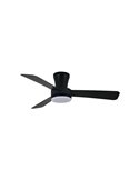 Ventilador LED de techo BENDA, 3 aspas negro, 28W 2800Lm CCT Dim, Ø101cm