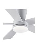 Ventilador LED de techo BENDA, 5 aspas blanco, 28W 2800Lm CCT Dim, Ø101cm