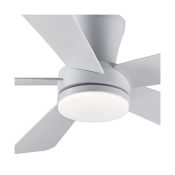Ventilador LED de techo BENDA, 5 aspas blanco, 28W 2800Lm CCT Dim, Ø101cm
