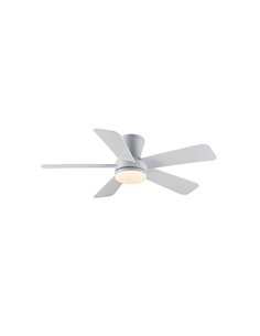 Ventilateur de plafond LED Benda, 5 pales blanches, 28 W, 2800 lm, CCT Dim, Ø 101 cm