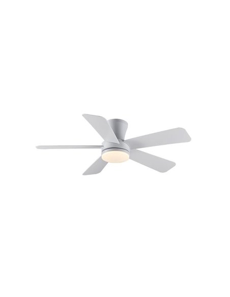 Ventilador LED de techo BENDA, 5 aspas blanco, 28W 2800Lm CCT Dim, Ø101cm