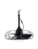 Ventilador LED FRESHFAN, con gancho y cable de 5m para exterior, negro IP65 20W 2000Lm CCT Dim