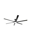 Ventilador de techo LED BIGBEN L de 6 aspas Ø25cm, negro 20W 2000Lm. CCT Dim