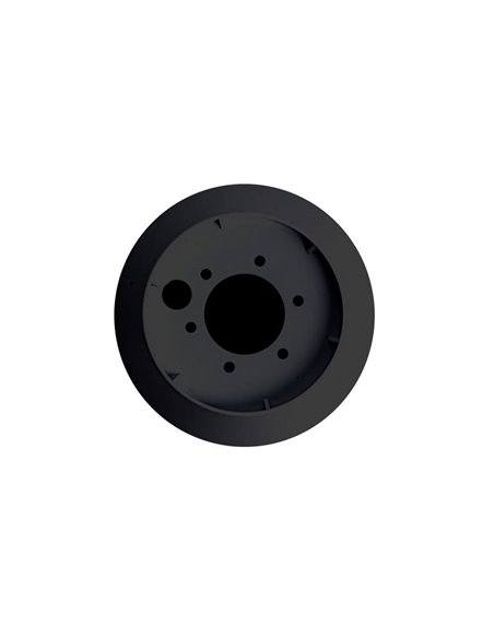 Base de ventilador de techo para ocultar la tija, negro y blanco