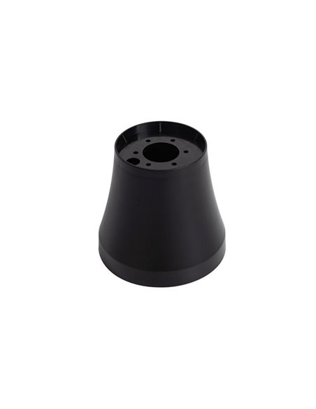 Base de ventilador de techo para ocultar la tija, negro y blanco