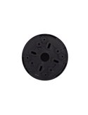 Base de ventilador de techo para ocultar la tija, negro y blanco