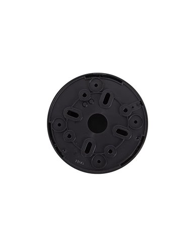 Base de ventilador de techo para ocultar la tija, negro y blanco