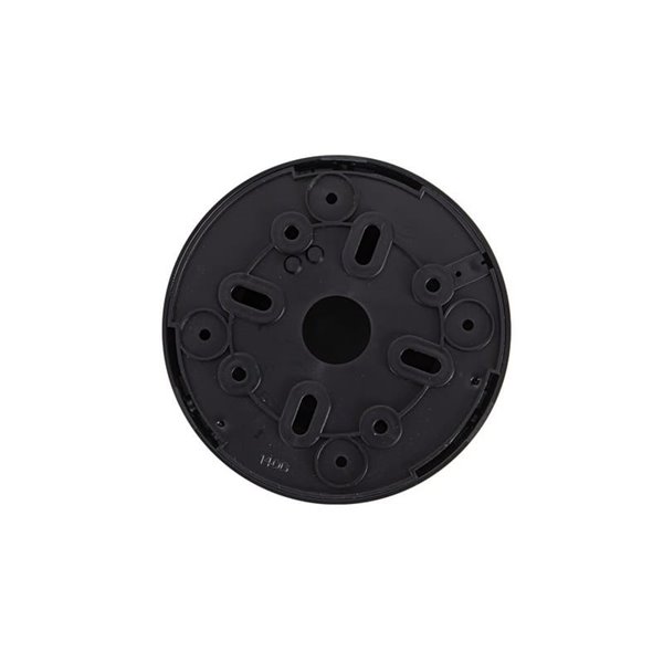 Base de ventilador de techo para ocultar la tija, negro y blanco