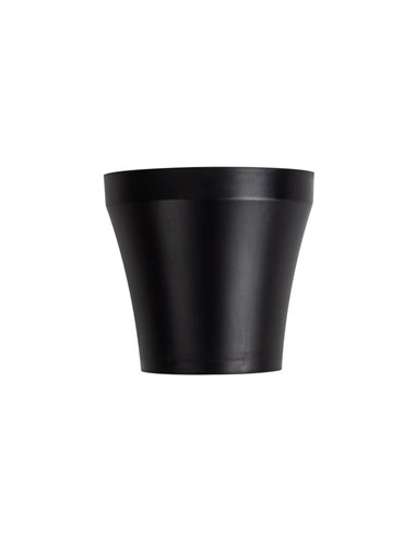 Base de ventilador de techo para ocultar la tija, negro y blanco