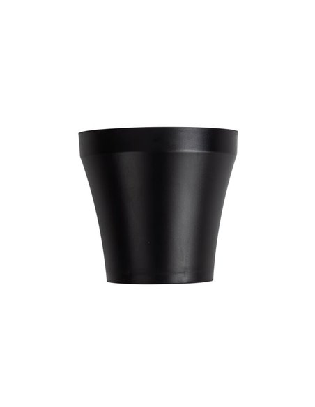 Base de ventilador de techo para ocultar la tija, negro y blanco
