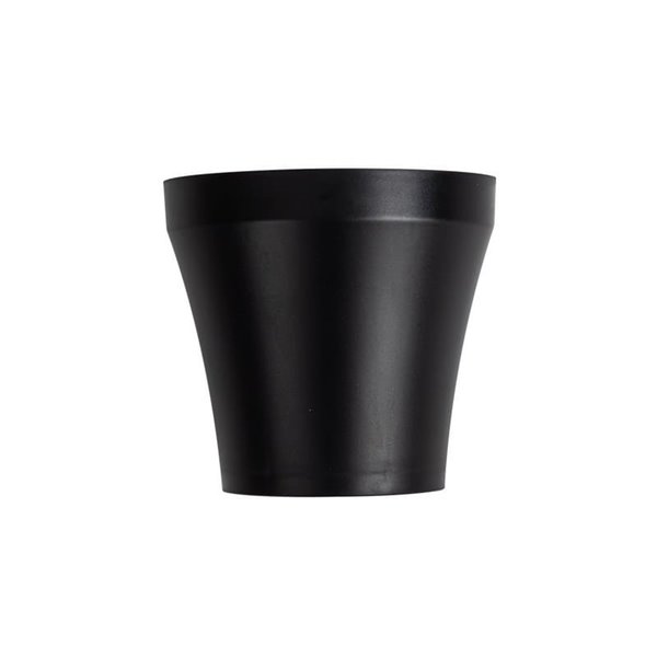 Base de ventilador de techo para ocultar la tija, negro y blanco
