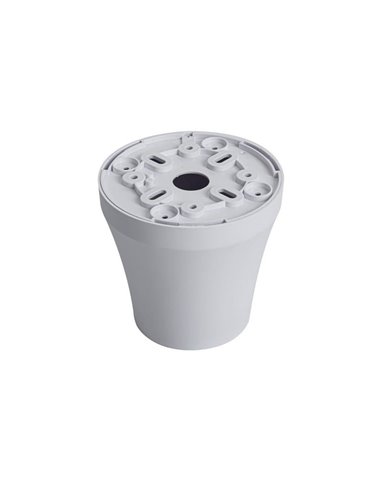 Base de ventilador de techo para ocultar la tija, negro y blanco