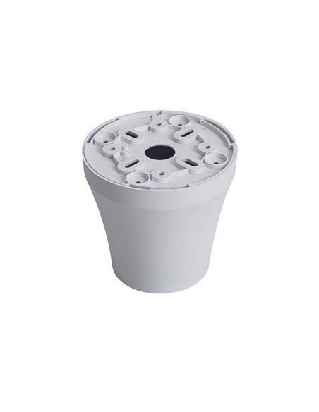 Base de ventilador de techo para ocultar la tija, negro y blanco