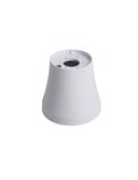 Base de ventilador de techo para ocultar la tija, negro y blanco