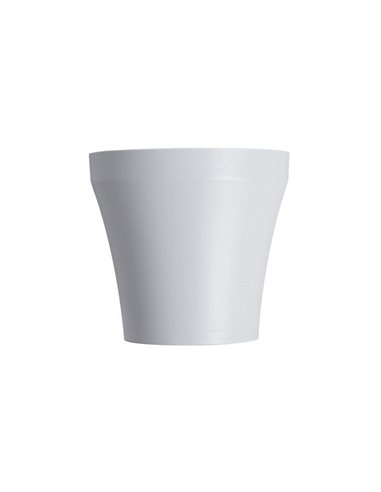 Base de ventilateur de plafond pour cacher la tige, noir et blanc