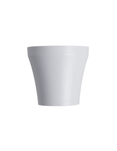 Base de ventilador de techo para ocultar la tija, negro y blanco