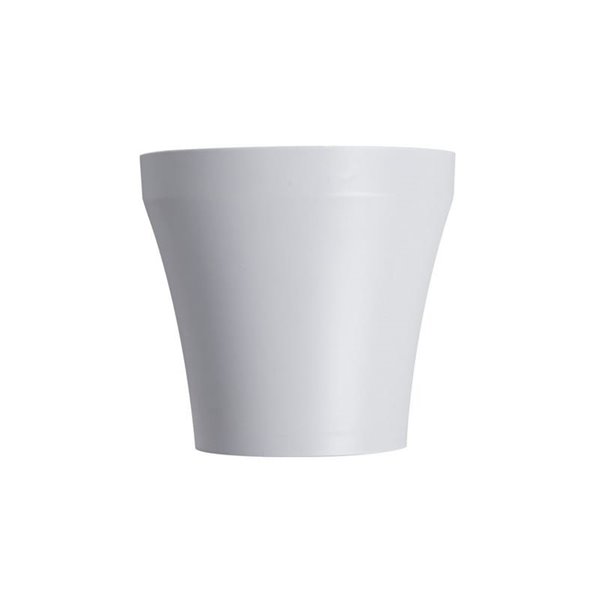 Base de ventilador de techo para ocultar la tija, negro y blanco