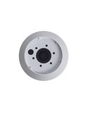 Base de ventilador de techo para ocultar la tija, negro y blanco