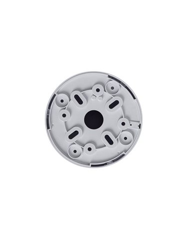 Base de ventilateur de plafond pour cacher la tige, noir et blanc