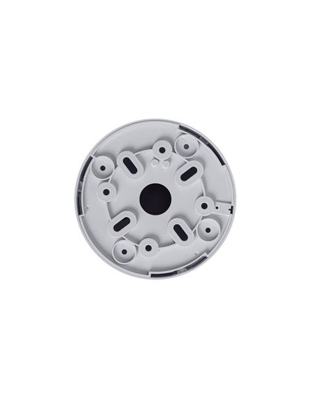 Base de ventilateur de plafond pour cacher la tige, noir et blanc