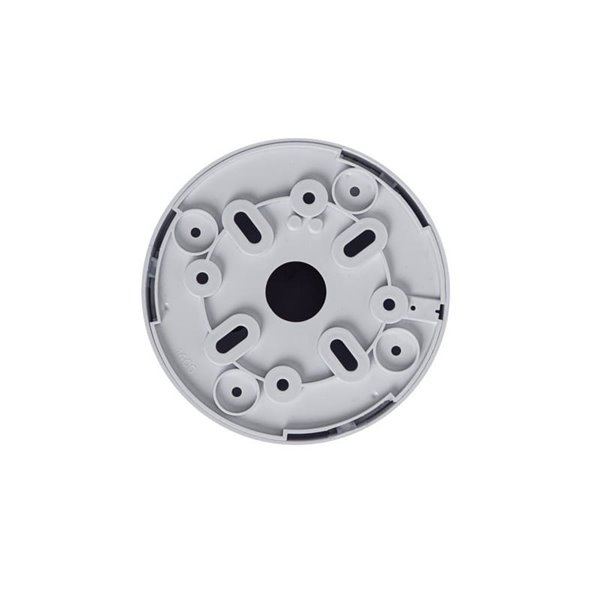Base de ventilador de techo para ocultar la tija, negro y blanco