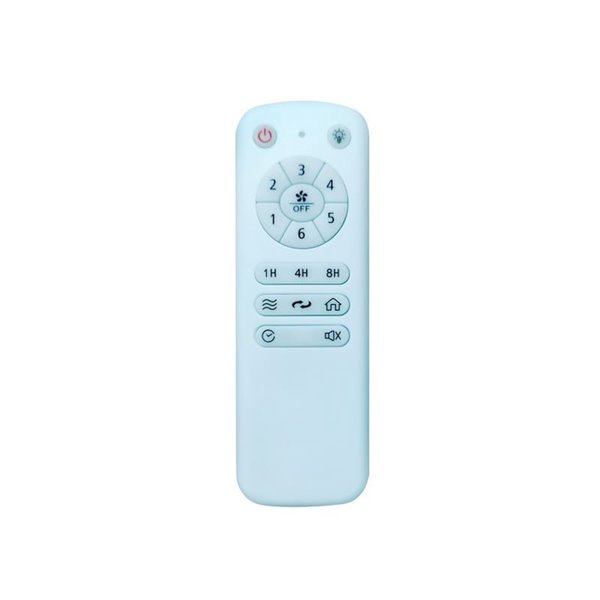 Ventilador de techo LED para exterior BYAN, blanco/ceniza 22W 2000Lm, CCT Dim, Ø15cm