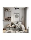 Ventilador con rosca E27 con luz LED BAYAD, negro 15W 1400Lm CCT Dim, Ø36cm
