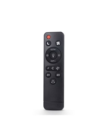 Ventilador con rosca E27 con luz LED BAYAD, negro/roble 15W 1400Lm CCT Dim, Ø36cm