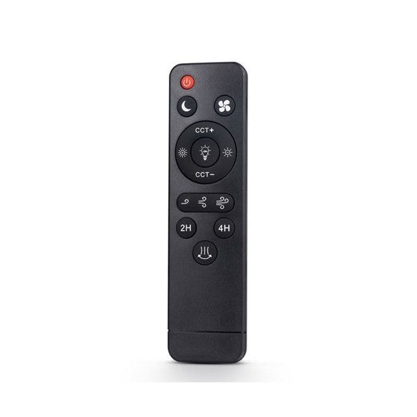 Ventilador con rosca E27 con luz LED BAYAD, negro/roble 15W 1400Lm CCT Dim, Ø36cm