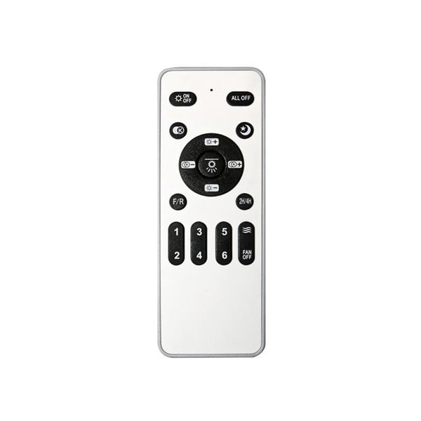 Ventilador LED aspas retráctiles ASTOR, blanco 45+9W 5565Lm CCT Dim